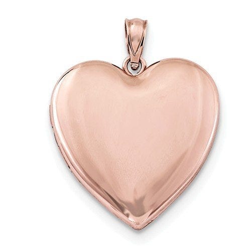 High Polished Cremation & Hair Photo Locket
