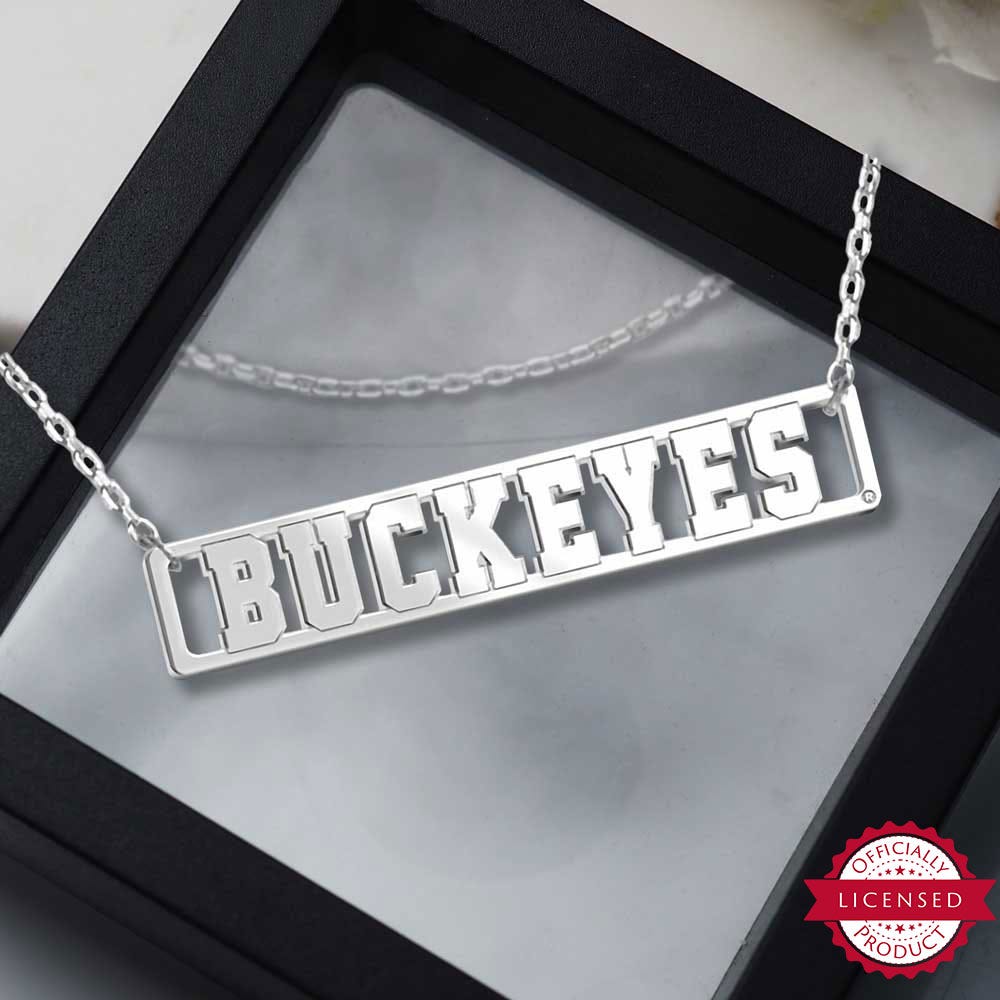 Buckeyes Bar Necklace