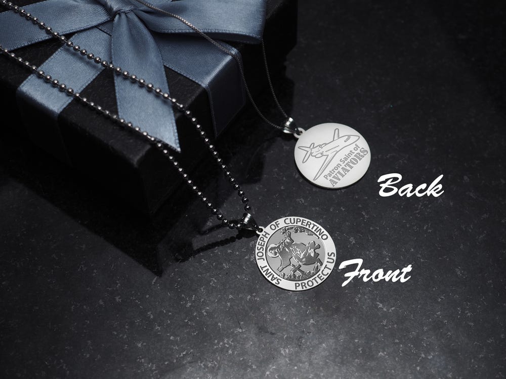 Saint Joseph of Cupertino Aviator  Religious Medal "EXCLUSIVE"