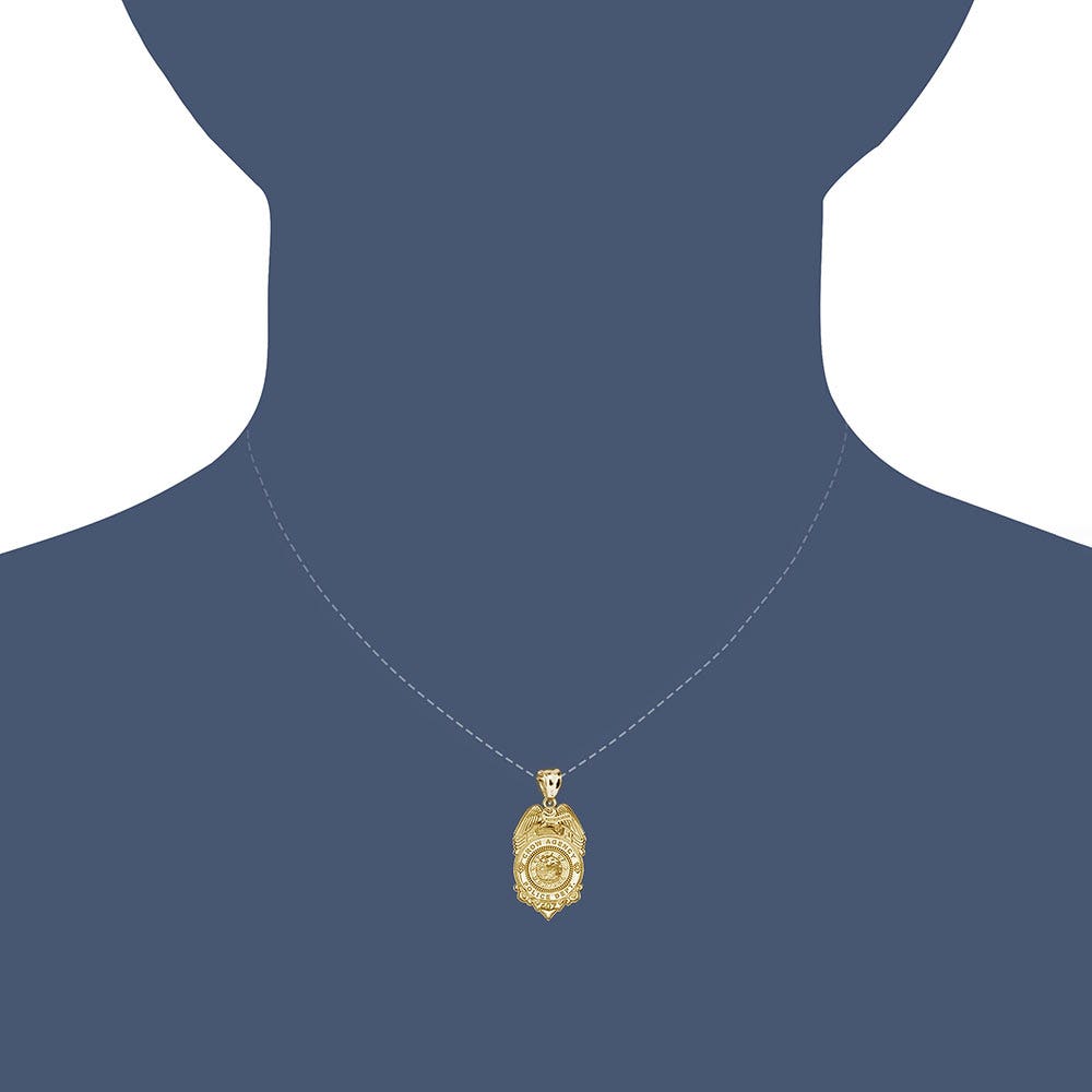 Personalized Patrolman Montana Police Badge with Your Rank, Number & Department