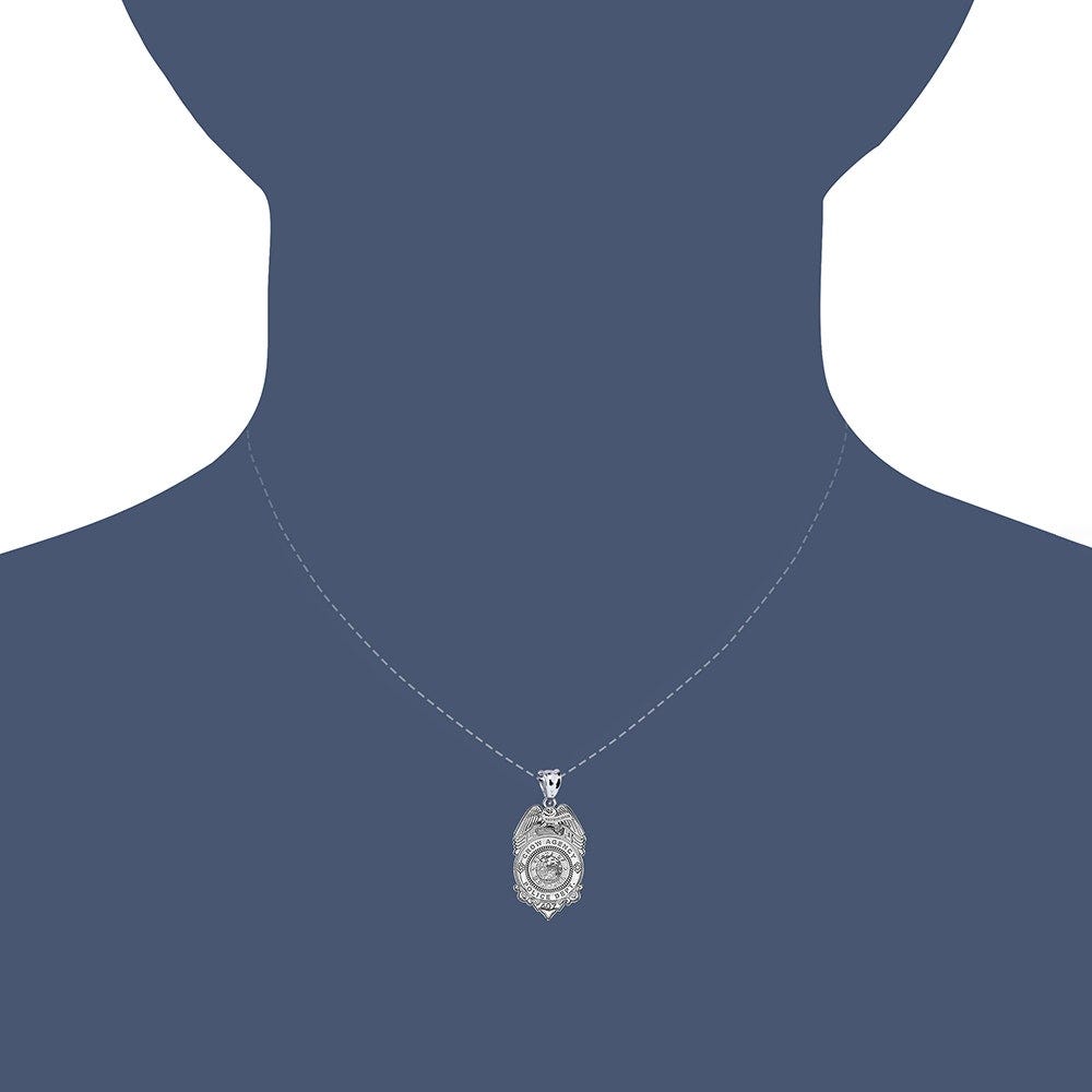 Personalized Patrolman Montana Police Badge with Your Rank, Number & Department