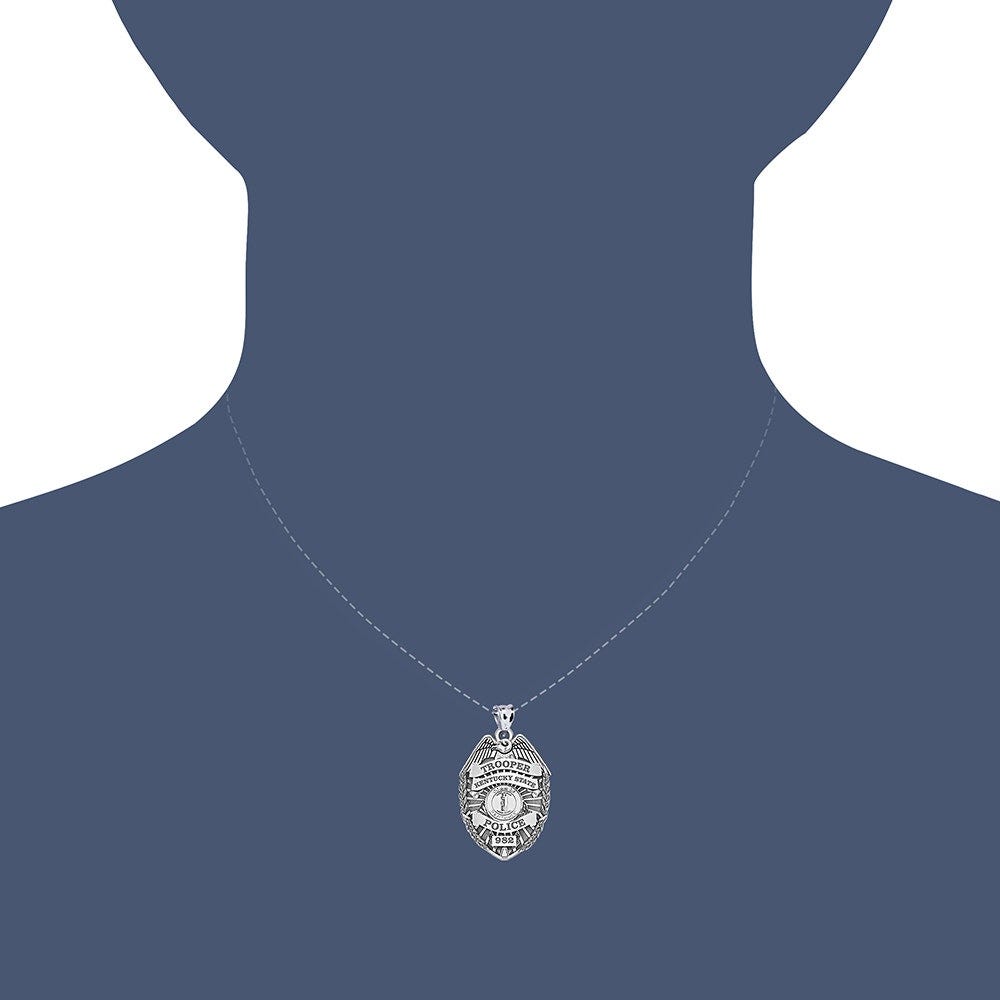 Personalized Kentucky Trooper Badge with Your Rank and Number