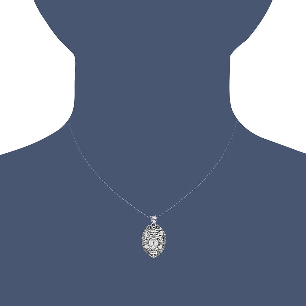 Personalized Kentucky Trooper Badge with Your Rank and Number