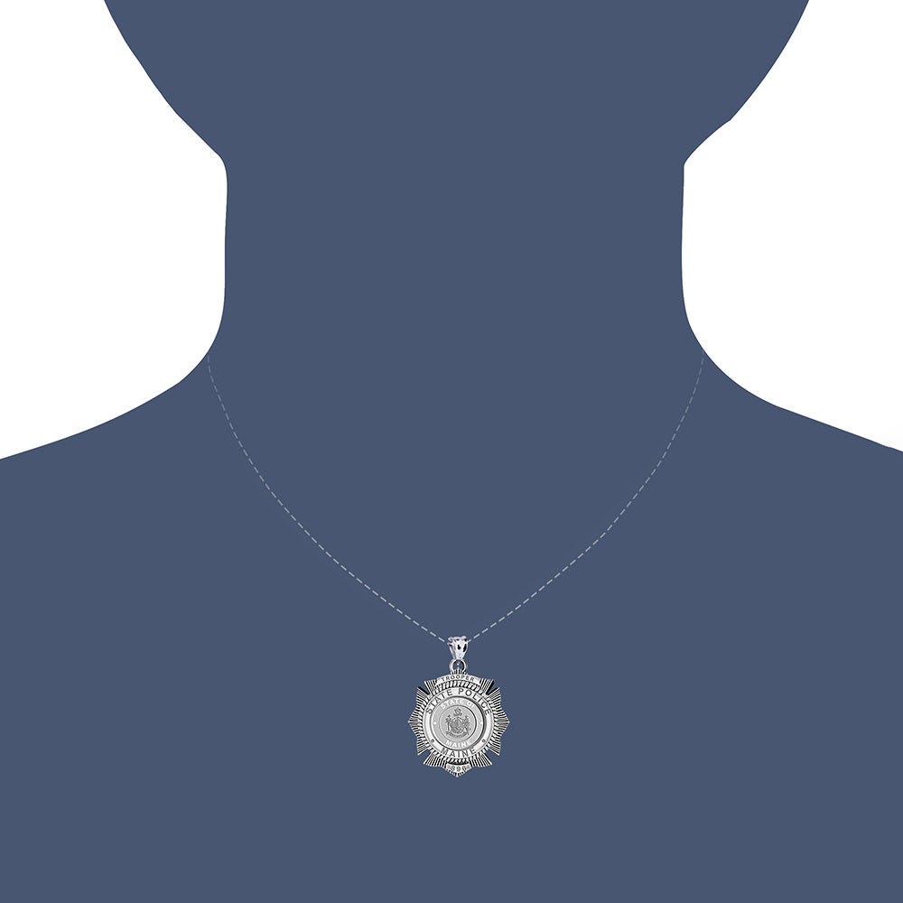 Personalized Maine Trooper Badge with Your Number