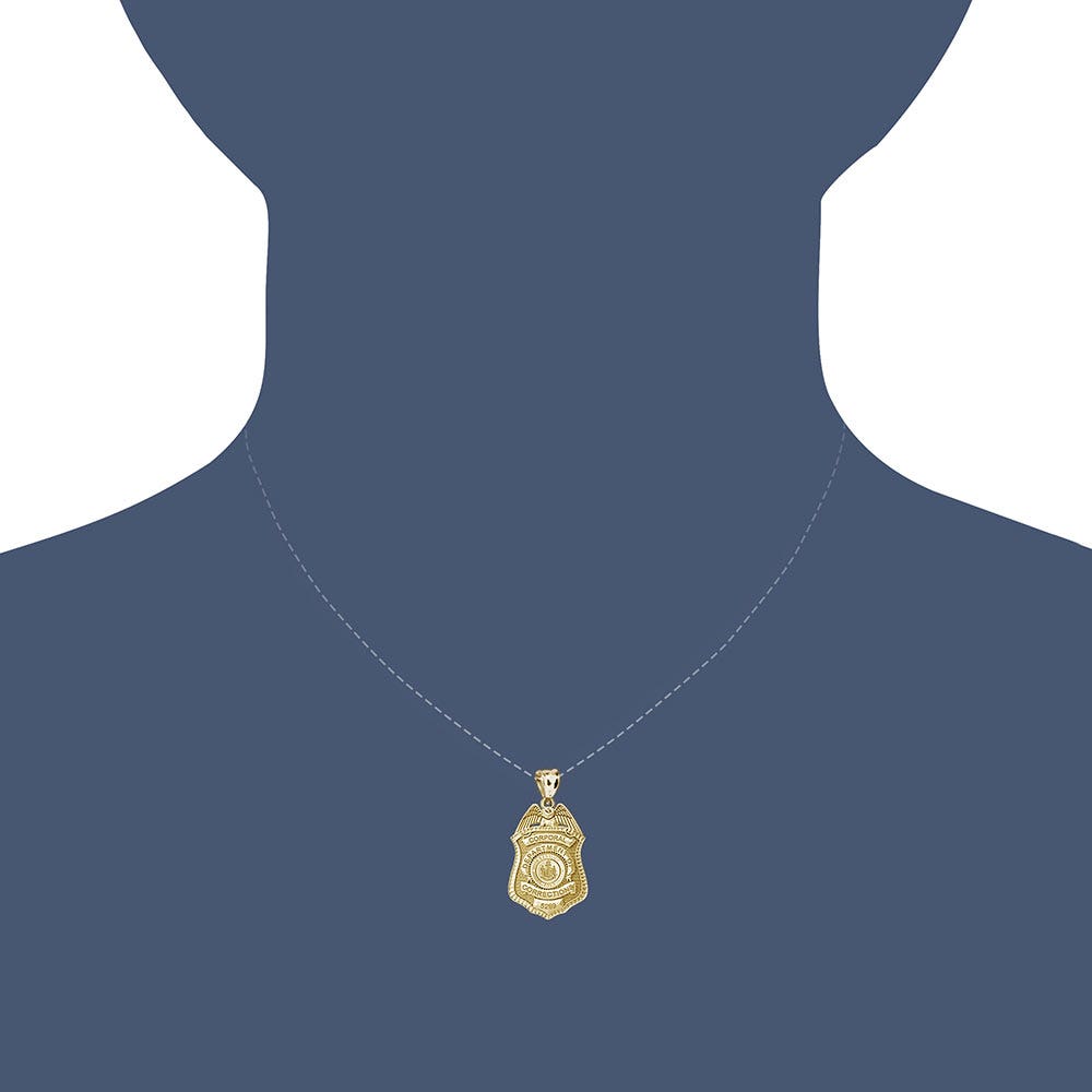 Personalized Maine Corrections Badge with Your Number
