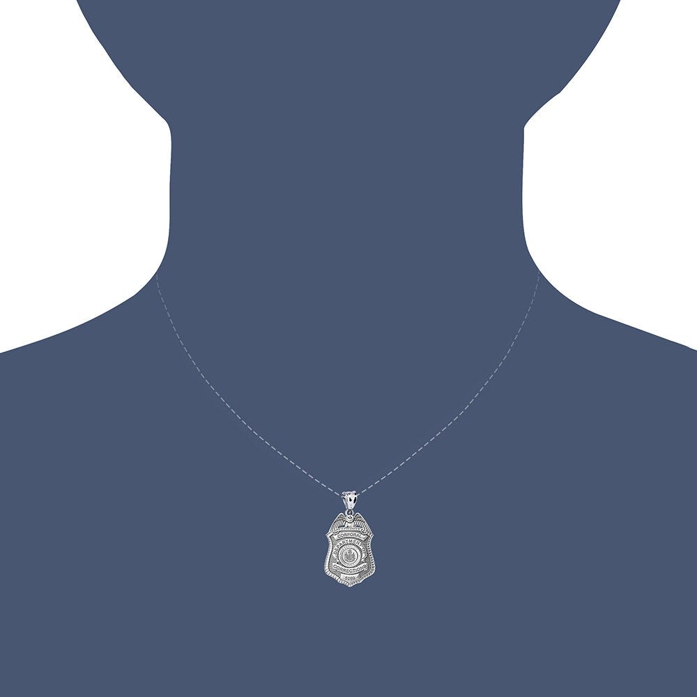 Personalized Maine Corrections Badge with Your Number