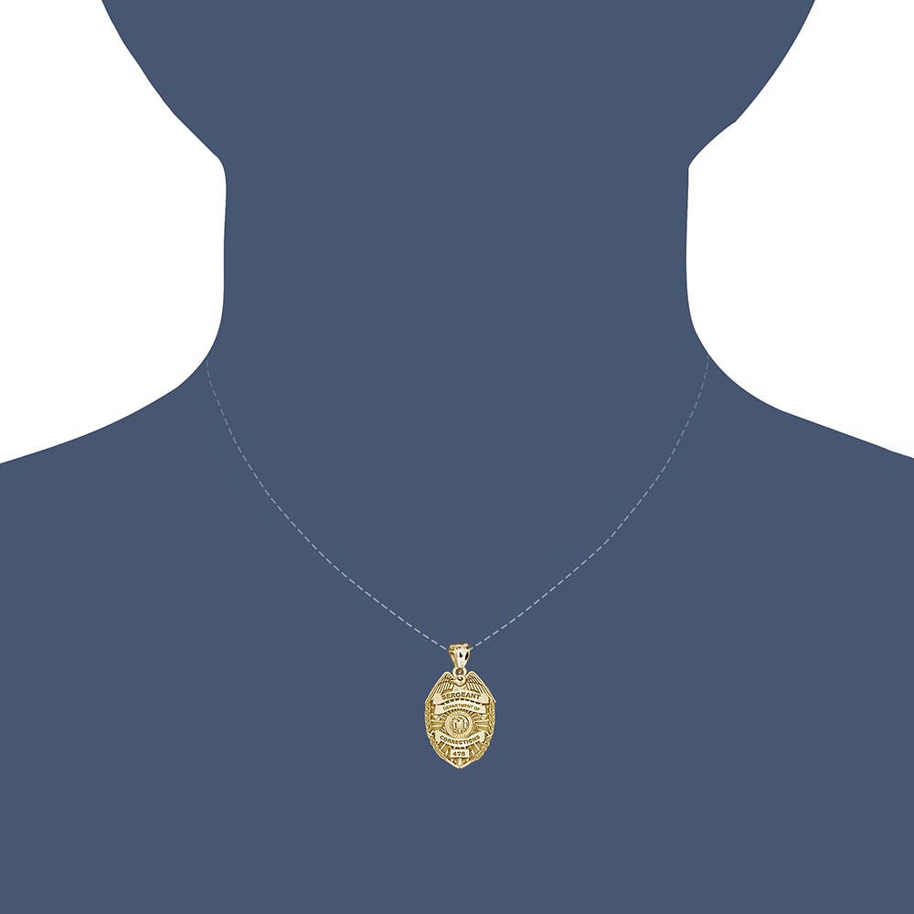 Personalized Idaho Corrections Badge with Your Rank, Number & Department