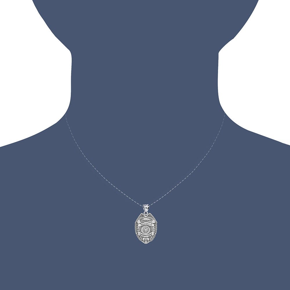 Personalized Idaho Corrections Badge with Your Rank, Number & Department