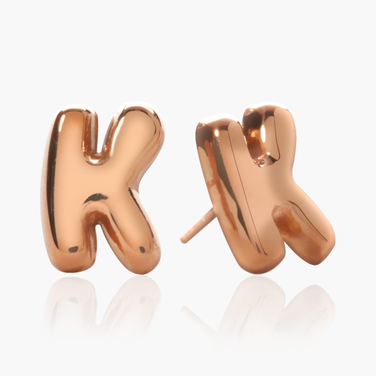 Pair of Helio Initial Earrings
