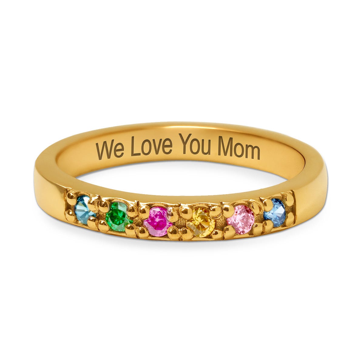 6 Birthstone Band