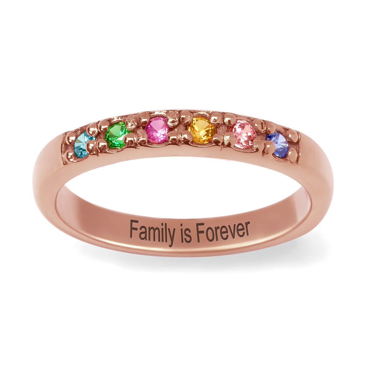 6 Birthstone Band