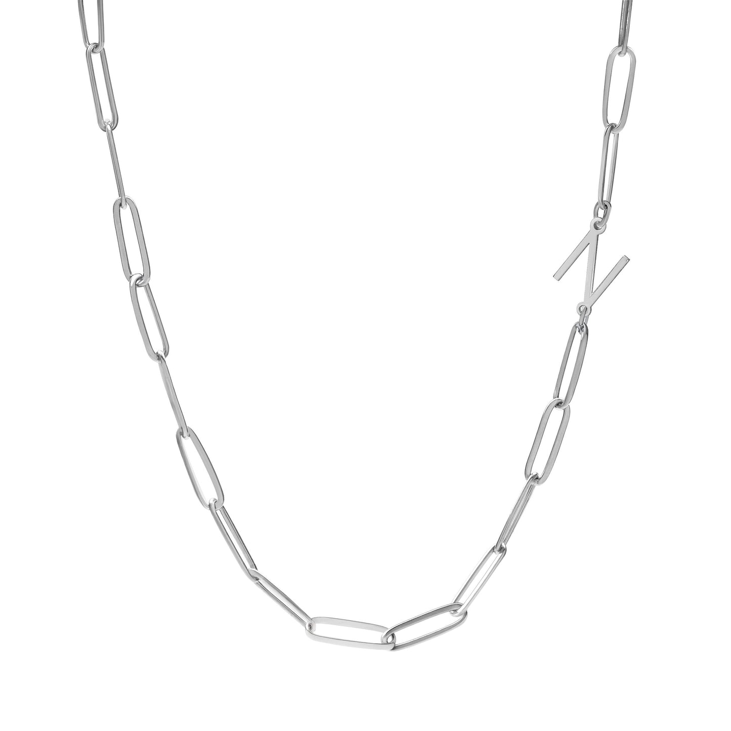 Paper Clip Chain With Initial