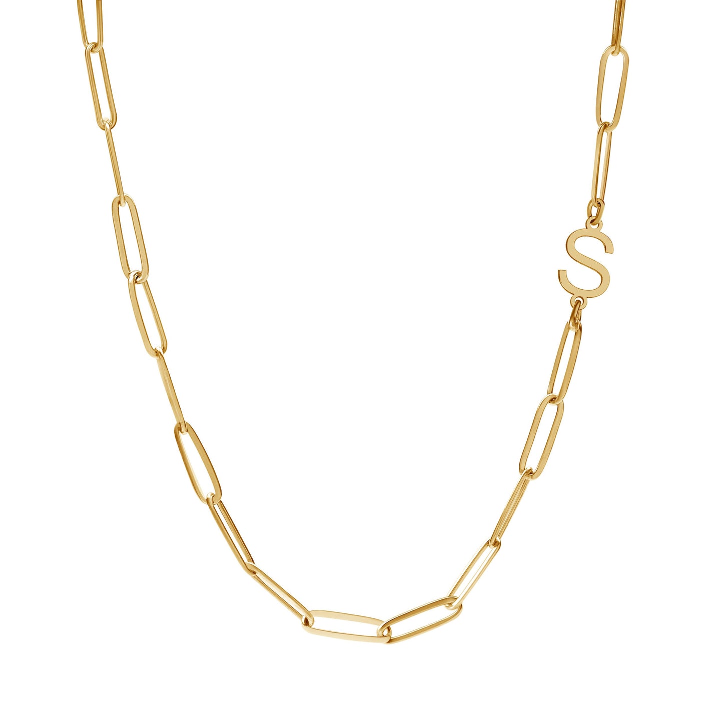Paper Clip Chain With Initial