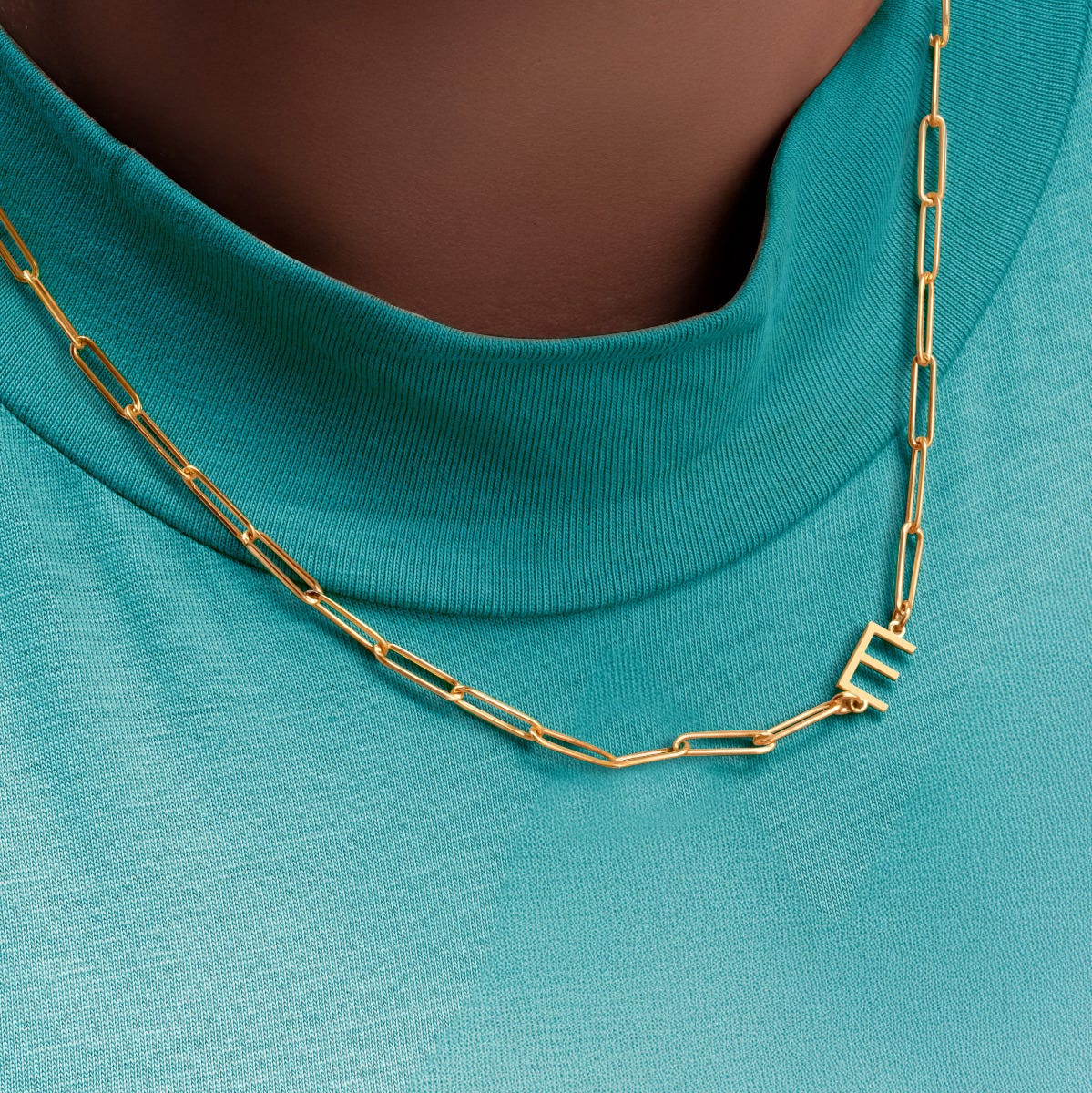 Paper Clip Chain With Initial