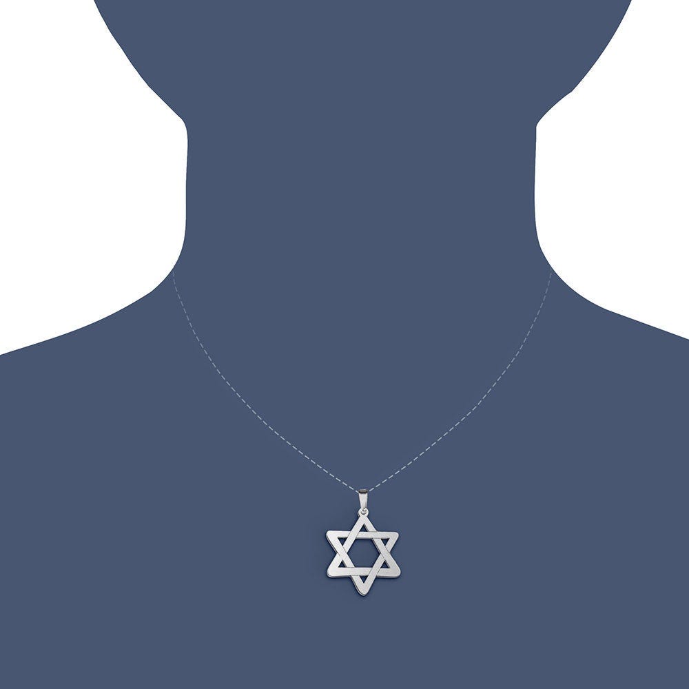 "Star of David" Cut-Out Pendant