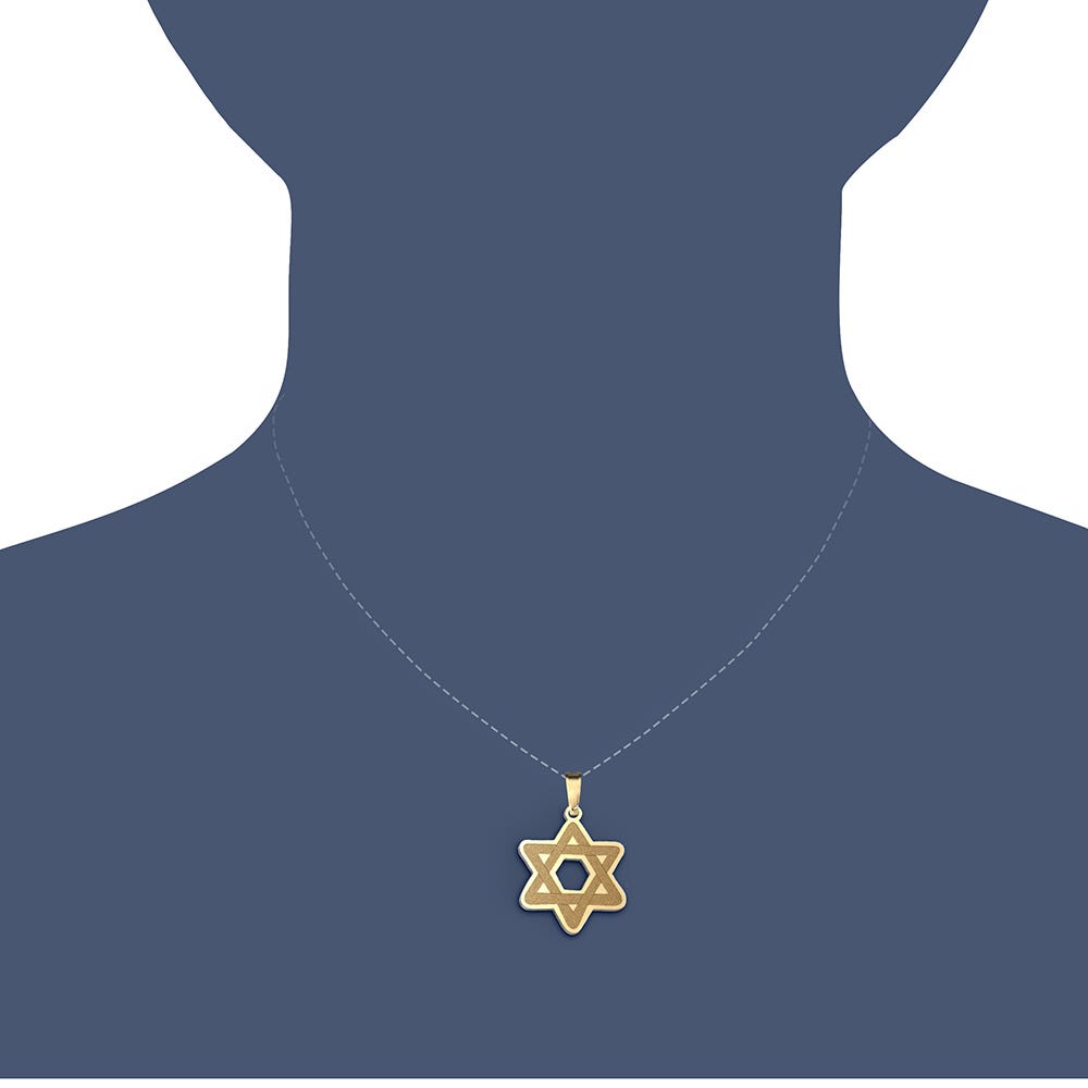 "Star of David" Cut-Out Pendant