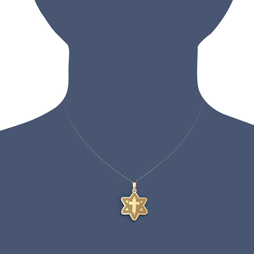 "Star of David" w/ Cross Pendant