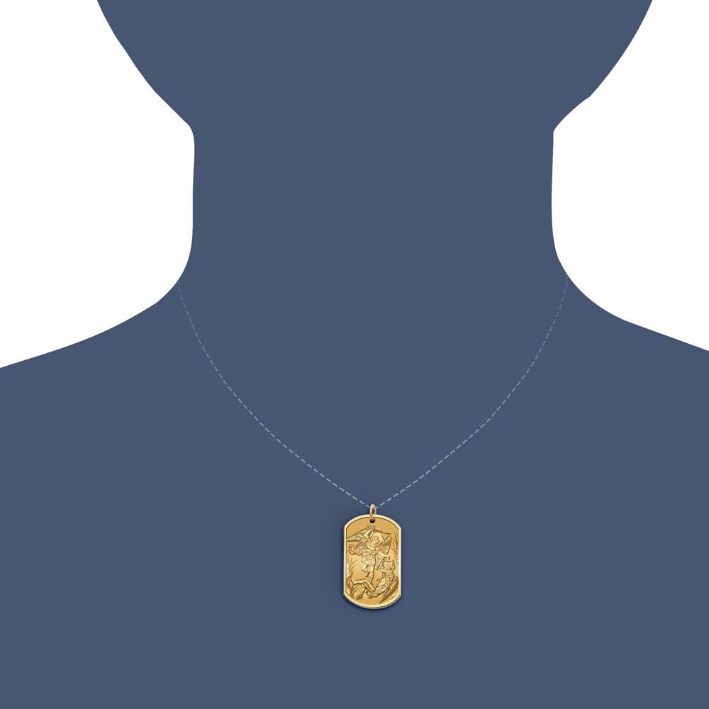 Saint Michael Doubledside AIR FORCE Dogtag Religious Medal "EXCLUSIVE"