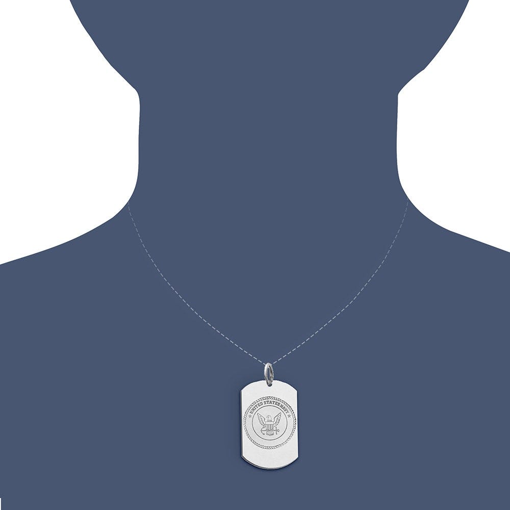 Saint Michael Doubledside NAVY Dogtag Religious Medal "EXCLUSIVE"