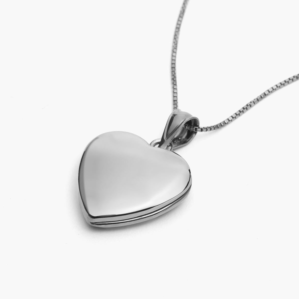 Build Your Own Gold 2-Picture Heart Locket with Birthstone
