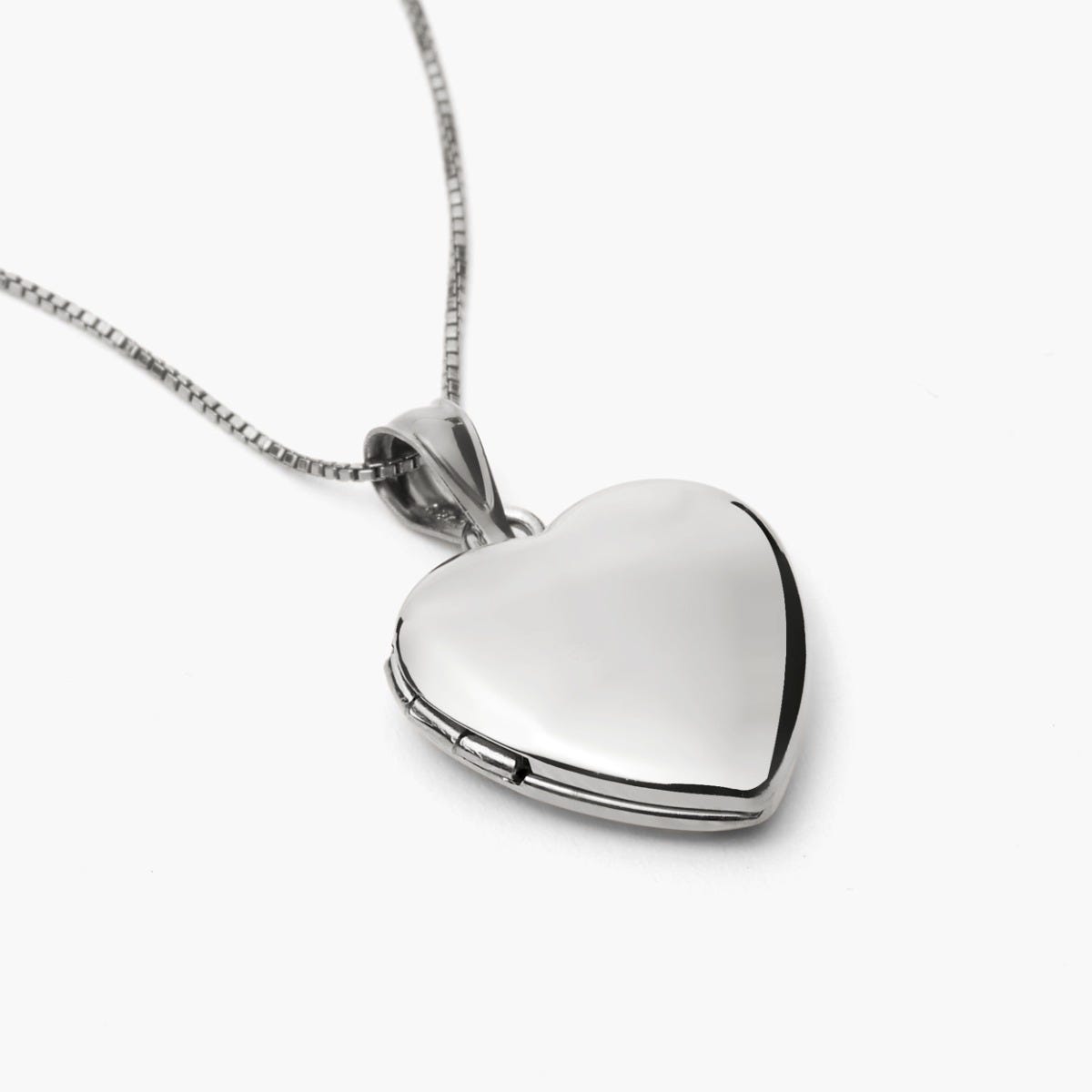 Build Your Own Sterling Silver 2-Picture Heart Locket
