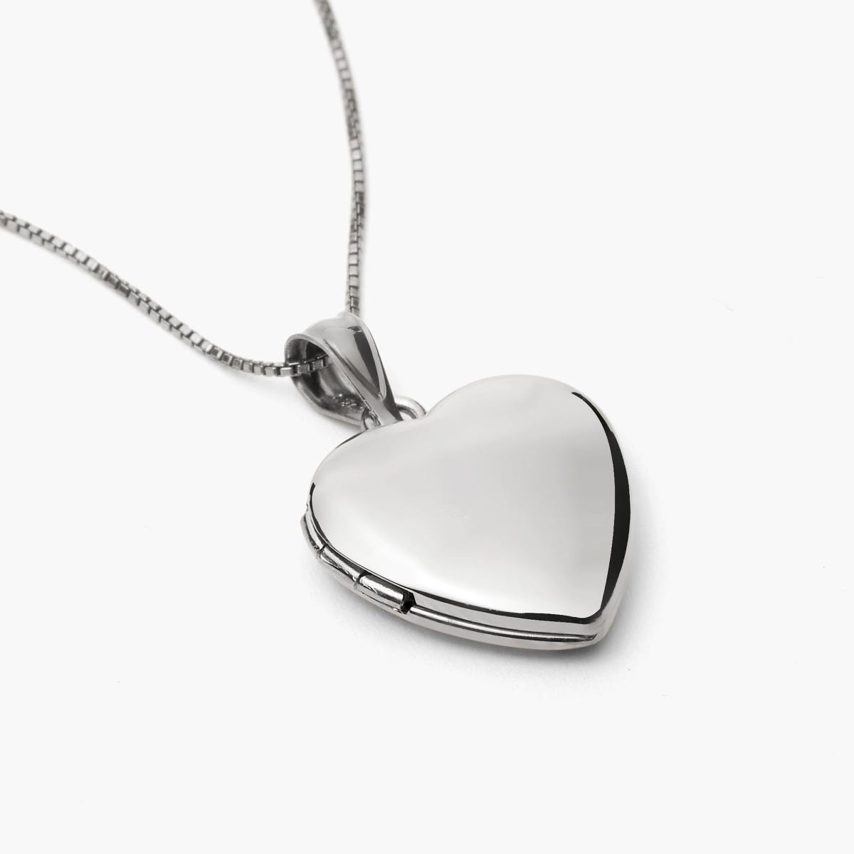 Build Your Own Sterling Silver 2-Picture Heart Locket