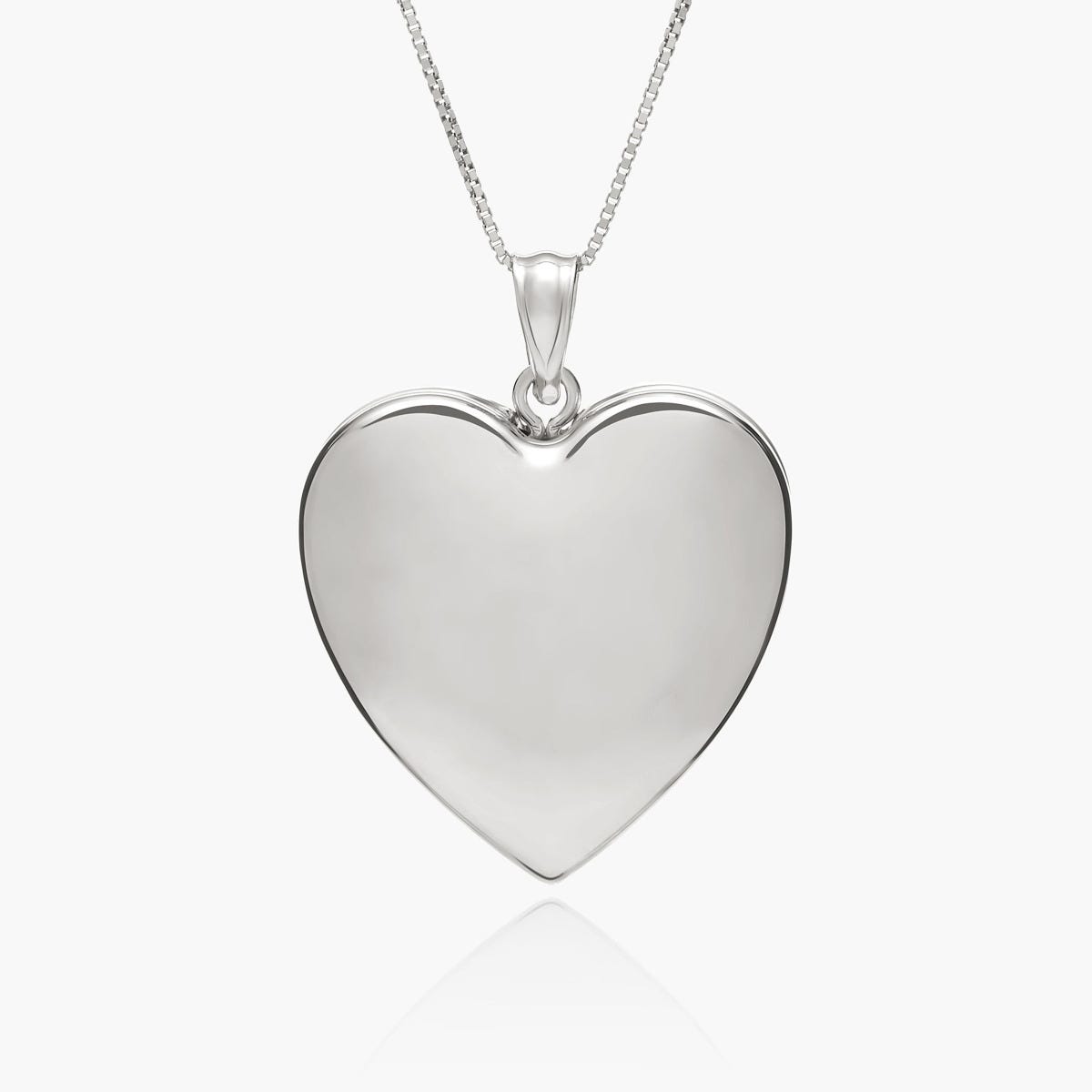 Build Your Own Sterling Silver 2-Picture Heart Locket