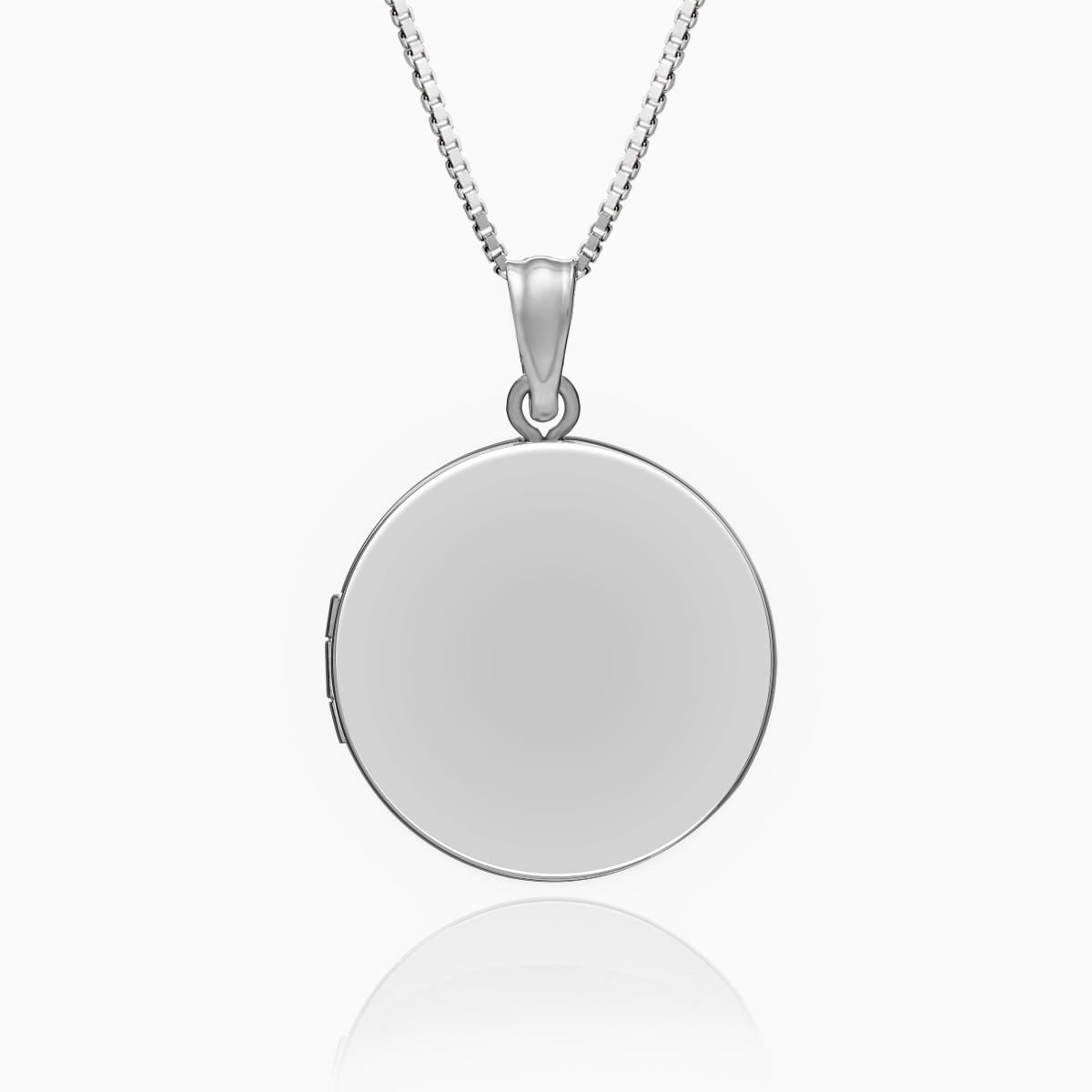 Build Your Own Sterling Silver 2-Picture Round Locket