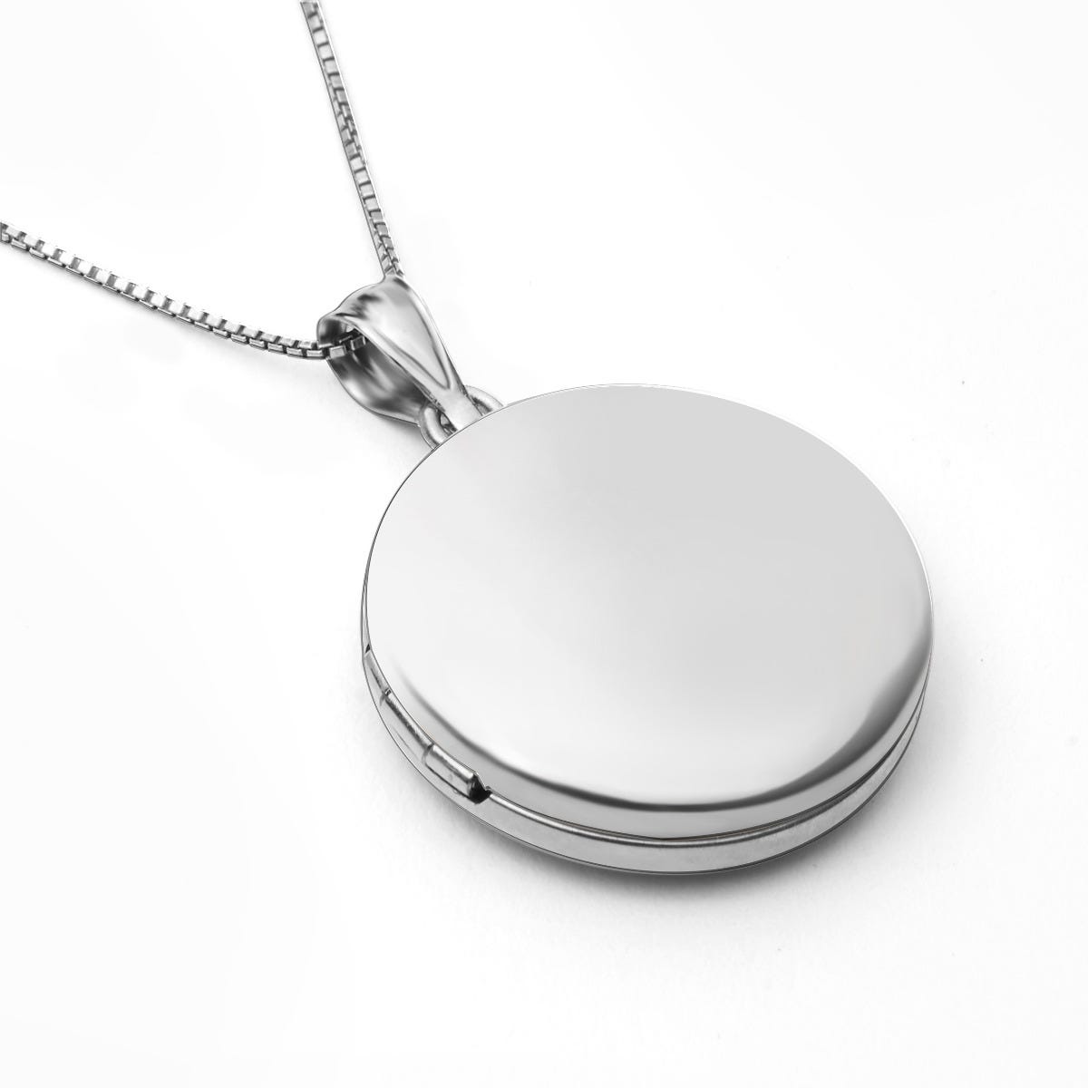 Build Your Own Sterling Silver 2-Picture Round Locket