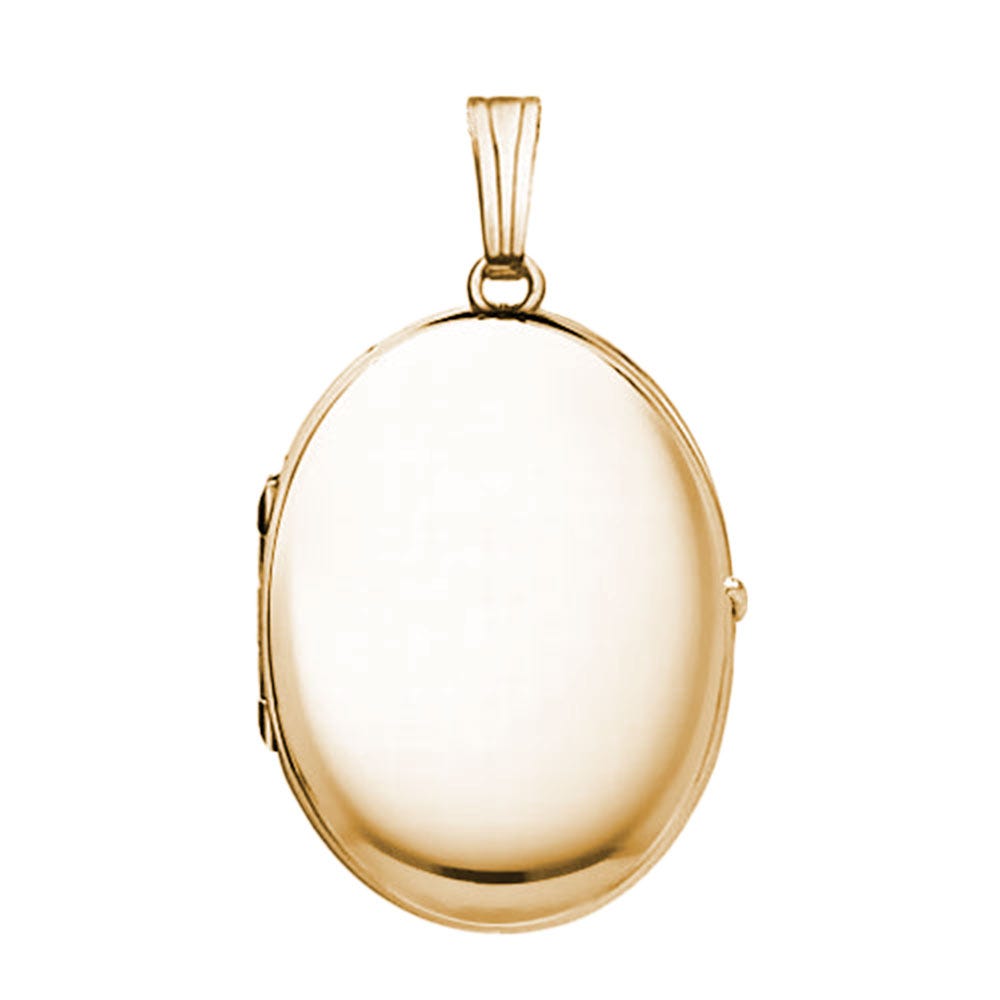 Build Your Own 14K Gold 4-Picture Oval Locket