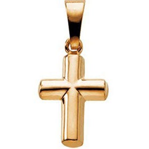 14K Yellow Gold CROSS PENDANT