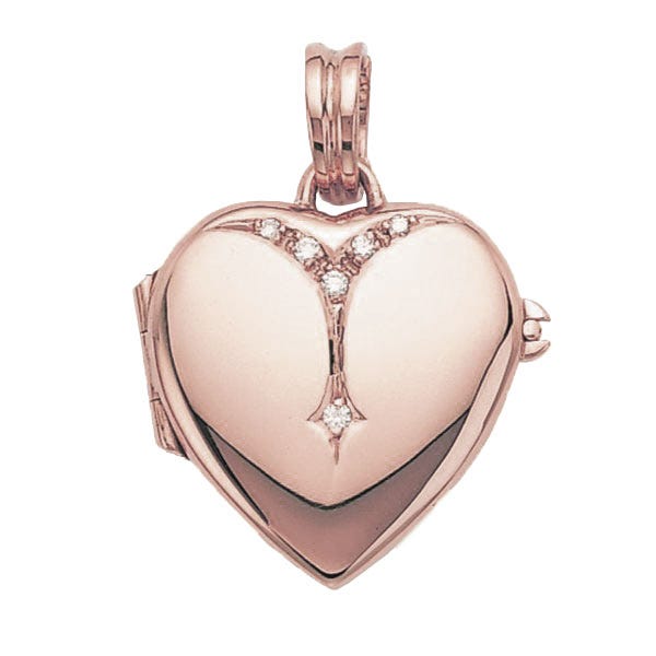 Victor Mayer 18K Gold Diamond Locket