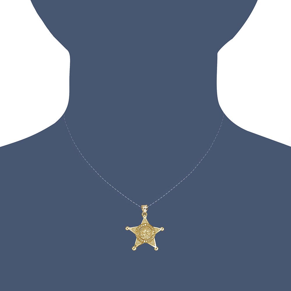 Personalized Minnesota Sheriff Badge with Rank, Number & Dept.