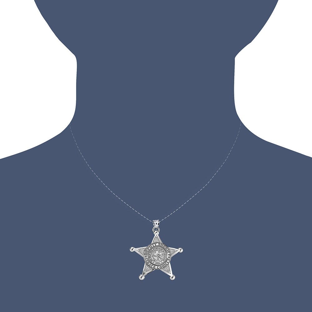 Personalized Minnesota Sheriff Badge with Rank, Number & Dept.