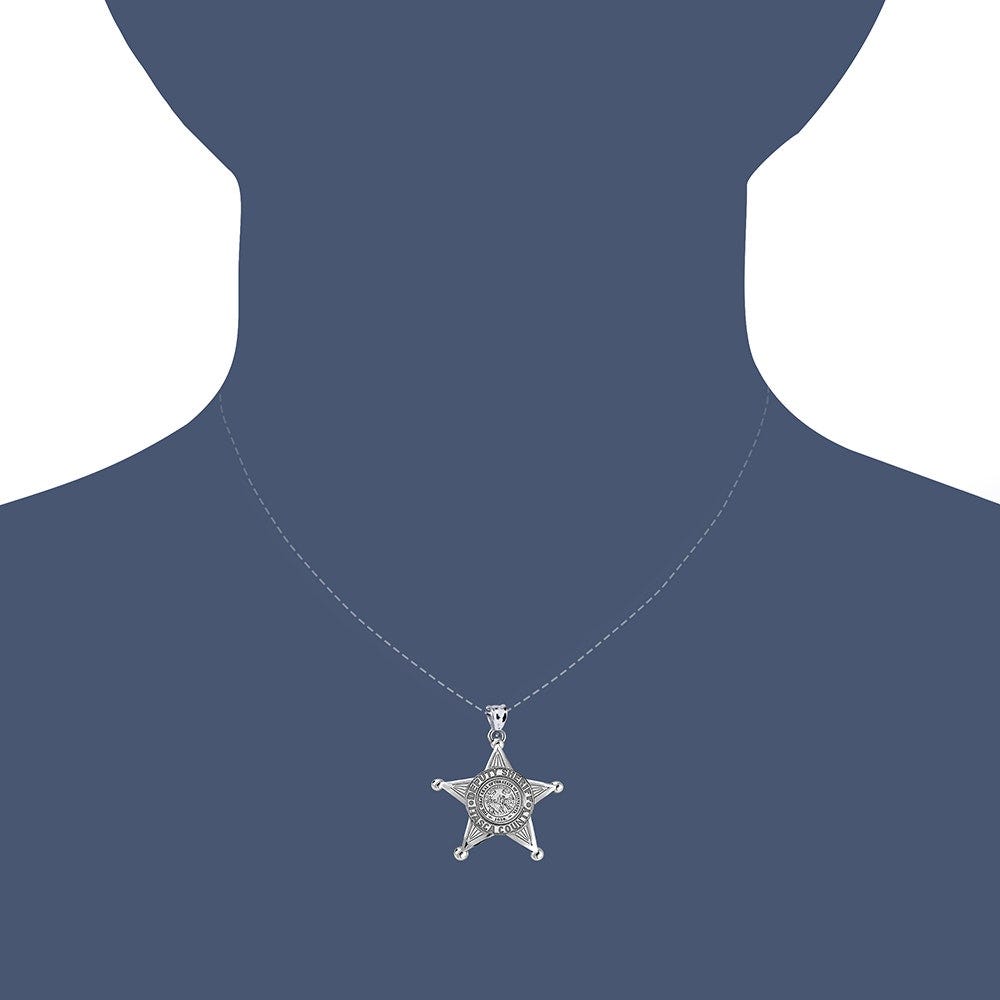 Personalized Minnesota Sheriff Badge with Rank, Number & Dept.