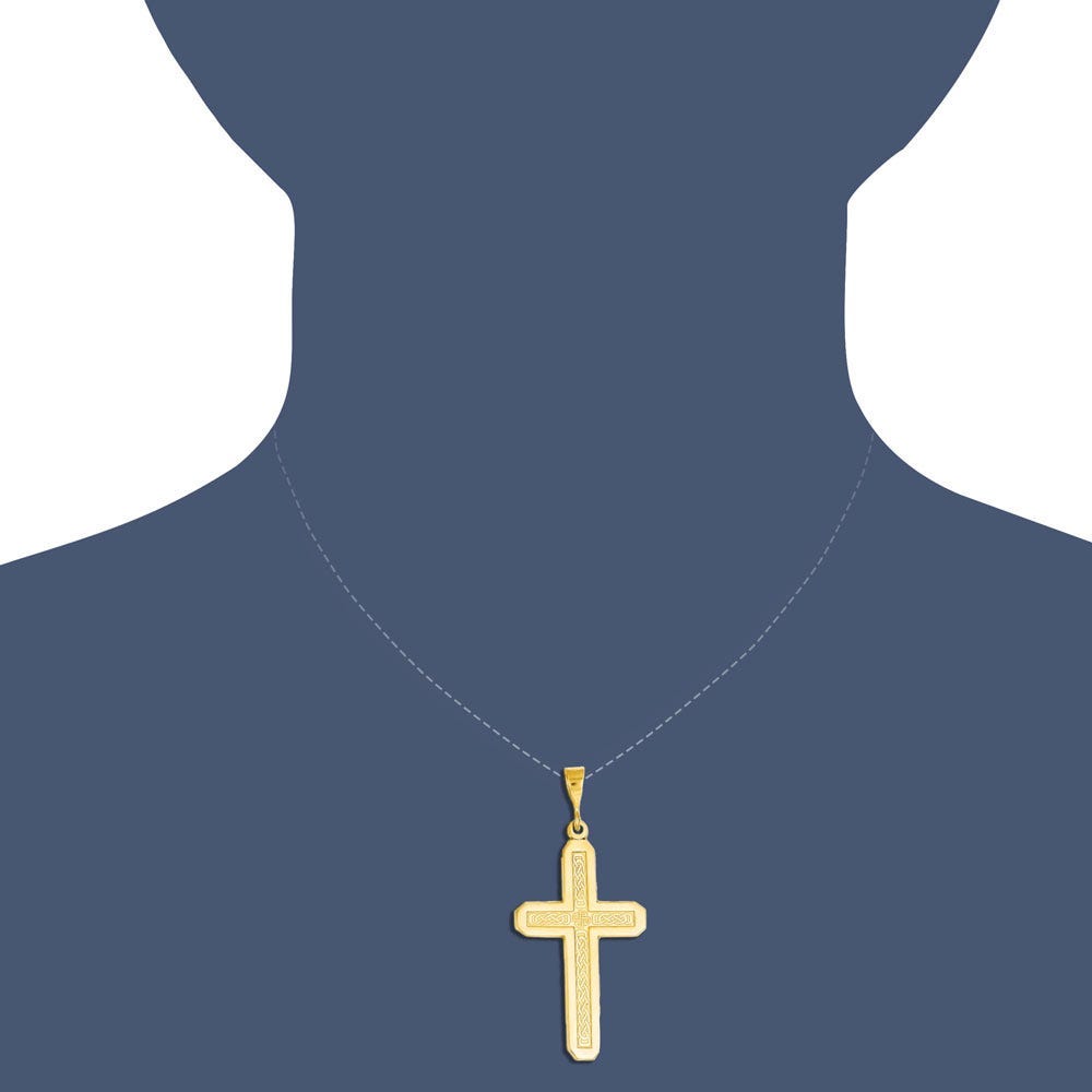 14k Cross Pendant