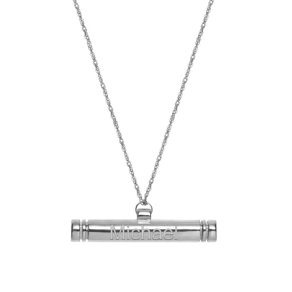 Personalized Horizontal T-Bar Name Necklace w/ Chain