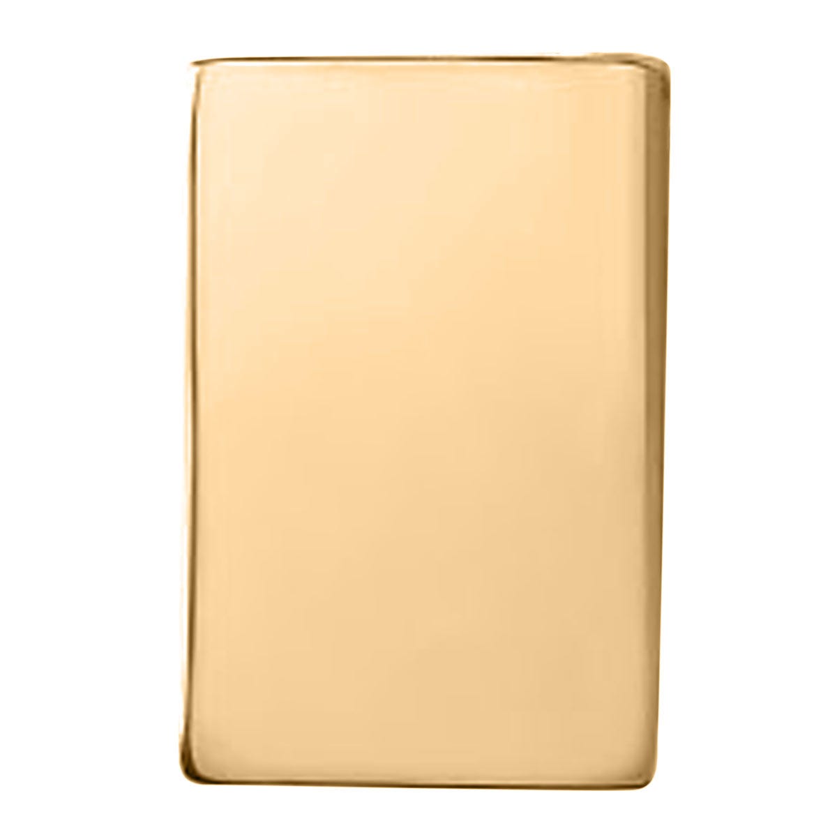 14k Yellow Gold Floral Rectangle Photo Locket