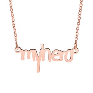 Personalized Sterling Silver Handwriting Necklace