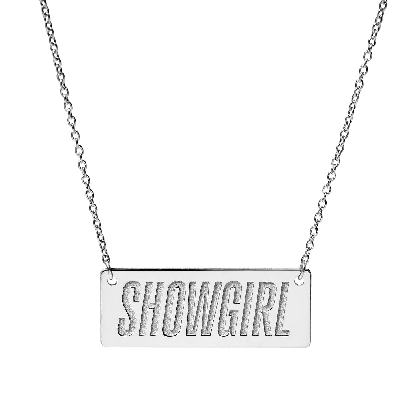 Cute & Dainty Showgirl Bar Necklace