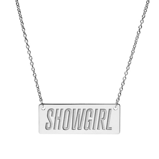 Cute & Dainty Showgirl Bar Necklace