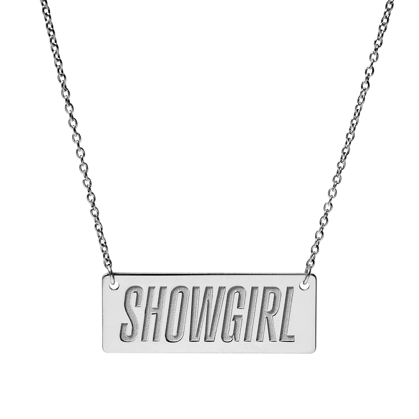 Cute & Dainty Showgirl Bar Necklace