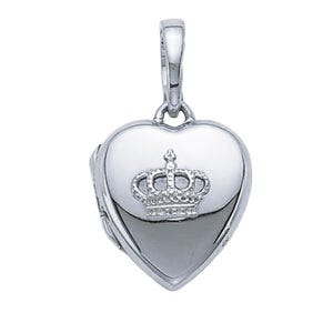 18K Gold Diamond Locket