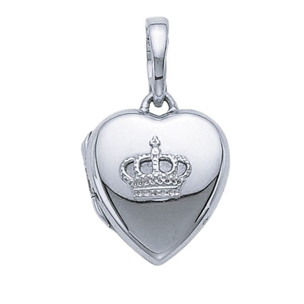 18K Gold Diamond Locket