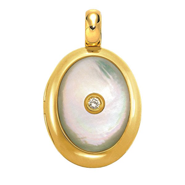 Victor Mayer 18K Gold Diamond Locket